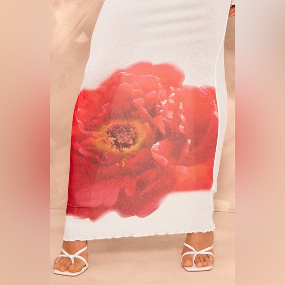 White floral print set - Picture 7 of 10